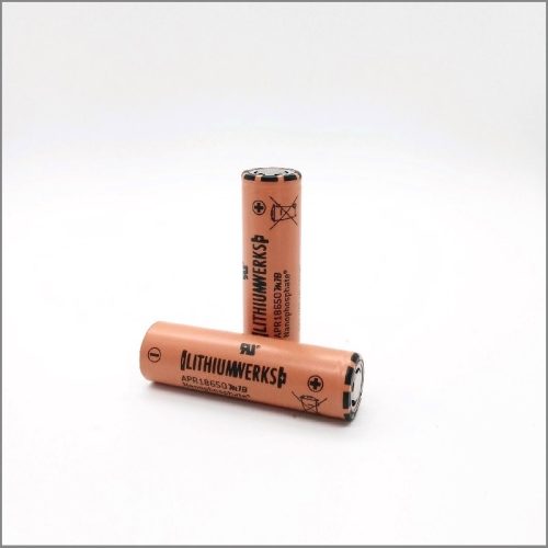 LithiumWerks APR18650M1B 18650 LiFePO4 Battery Cell 3.3V 1.2Ah 30A High Power Nanophosphate Cell